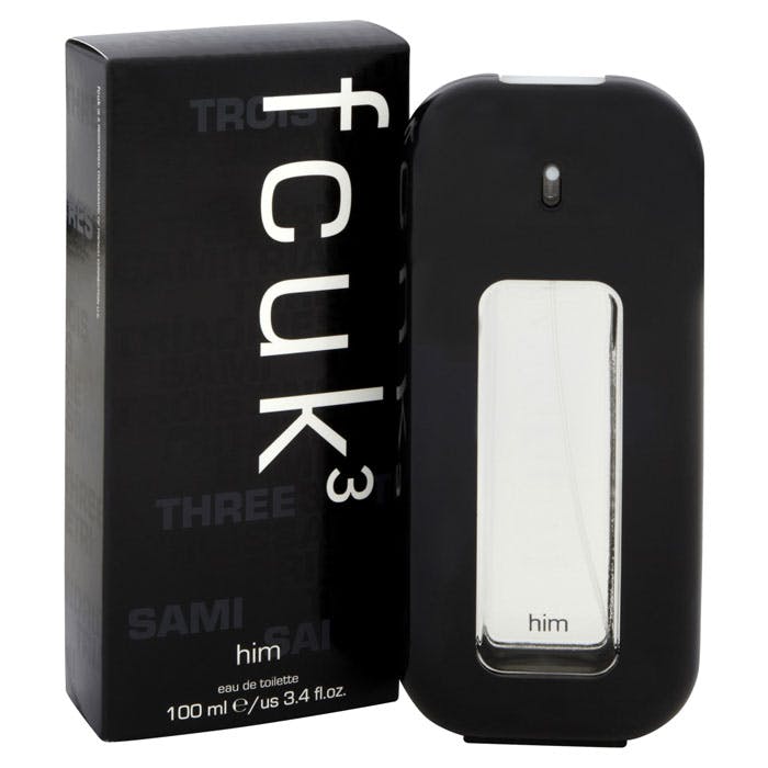 FCUK 3 Him Eau De Toilette 100ml Spray