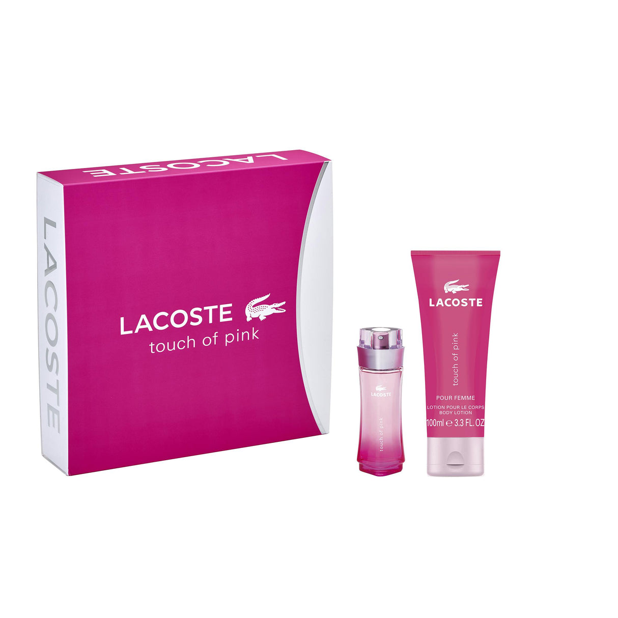 Lacoste Touch Of Pink Eau De Toilette 30ml Gift Set
