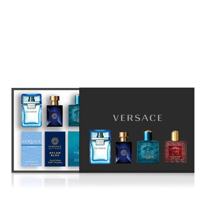 VERSACE MENS MINI SET X 4
