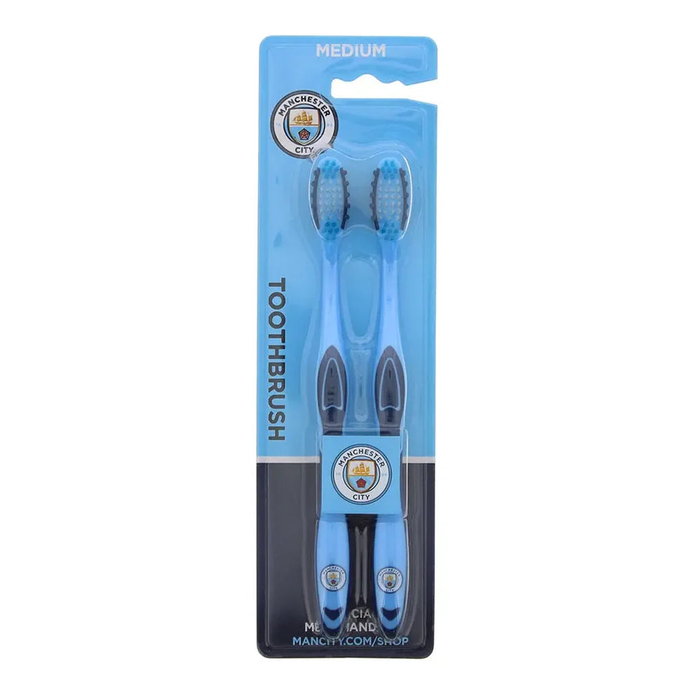 Manchester City Medium Toothbrush 2Pcs