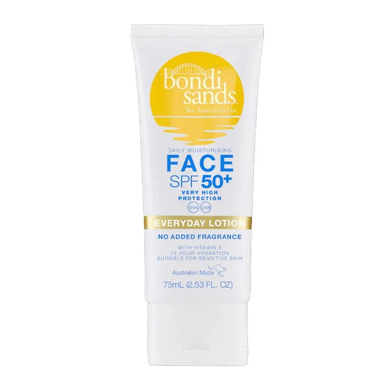 Bondi Sands Fragrance Free Face Sunscreen Lotion SPF 50+ 75ml
