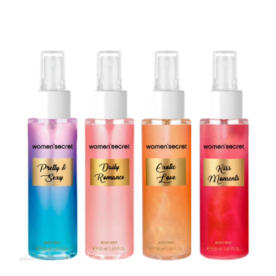 Women's Secret Parfum Body Mist Coffret Set 4X50ml Spray