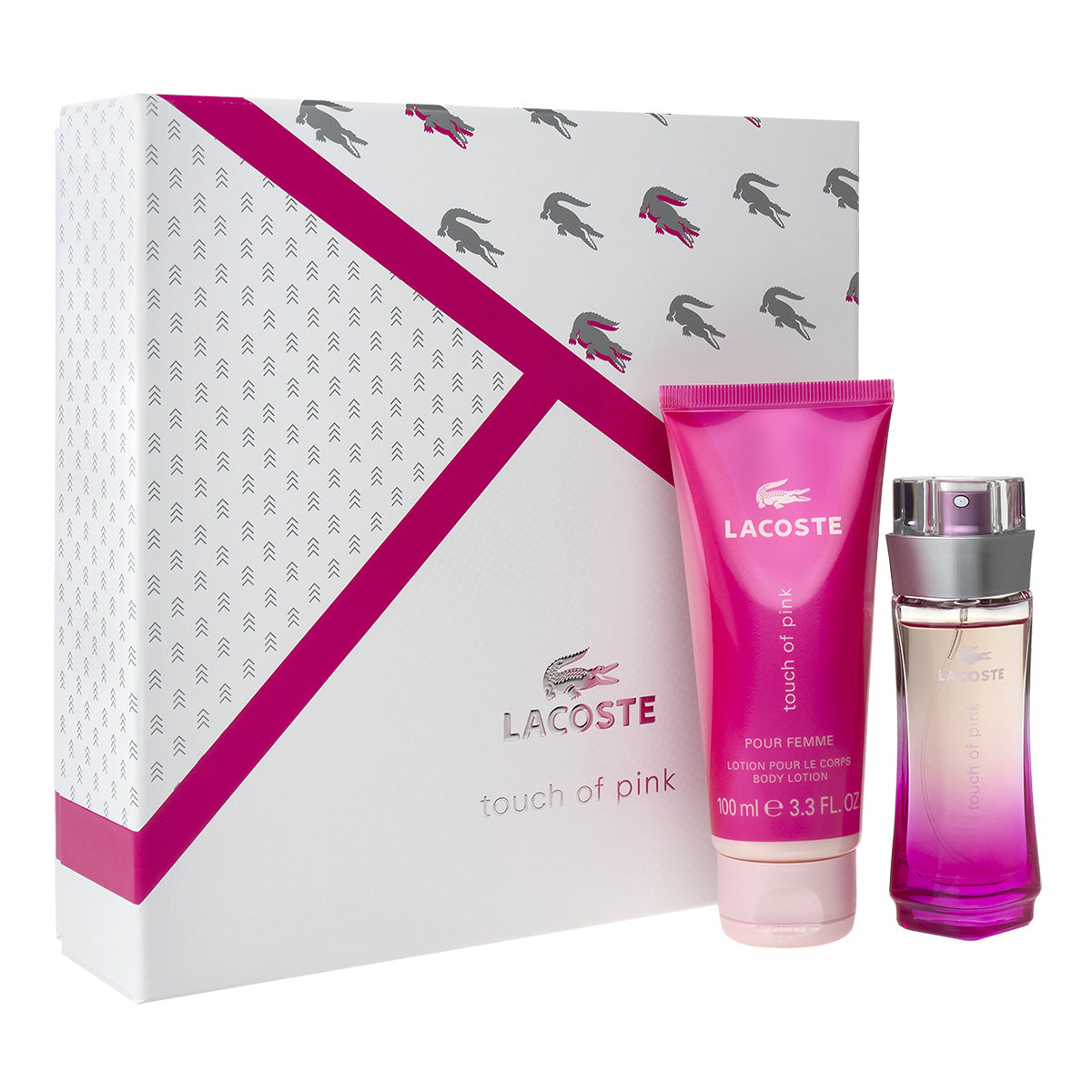 Lacoste Touch Of Pink Eau De Toilette 30ml Gift Set