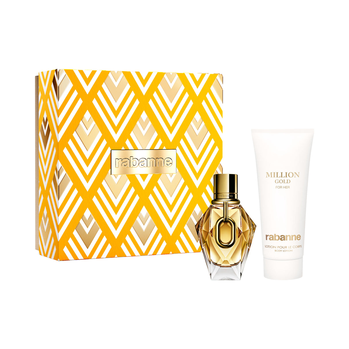 Rabanne Million Gold For Her Eau De Parfum 50ml Gift Set