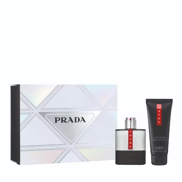 Prada Luna Rossa Carbon Eau De Toilette 50ml Gift Set