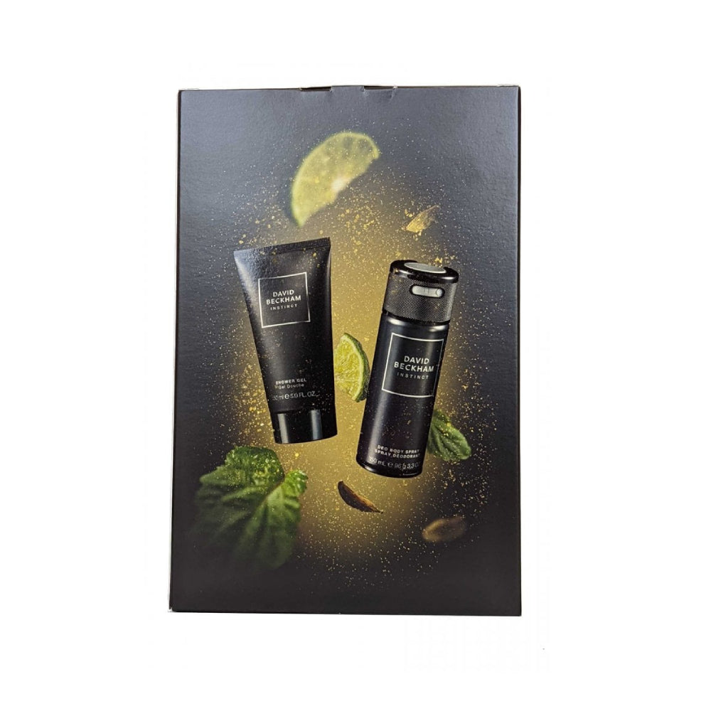 DAVID BECKHAM INSTINCT 150ML DEO + 150ML SHOWERGEL - Damaged Box