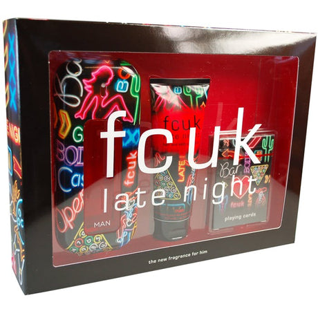 FCUK Late Him Eau De Toilette 100ml Gift Set