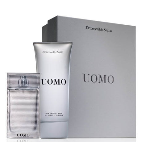 Zegna Uomo Eau De Toilette 50ml Set + 100ml H&B Wash