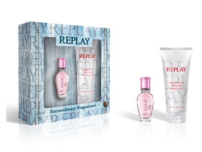 Replay Jeans Spirit Her Eau De Toilette 20ml Gift Set