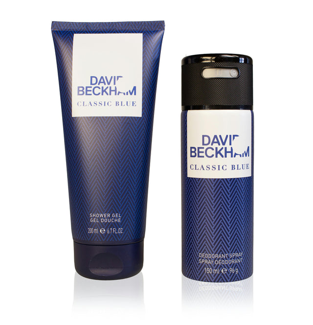 BECKHAM CLASSIC BLUE 150ML BODY SPRAY GIFTSET