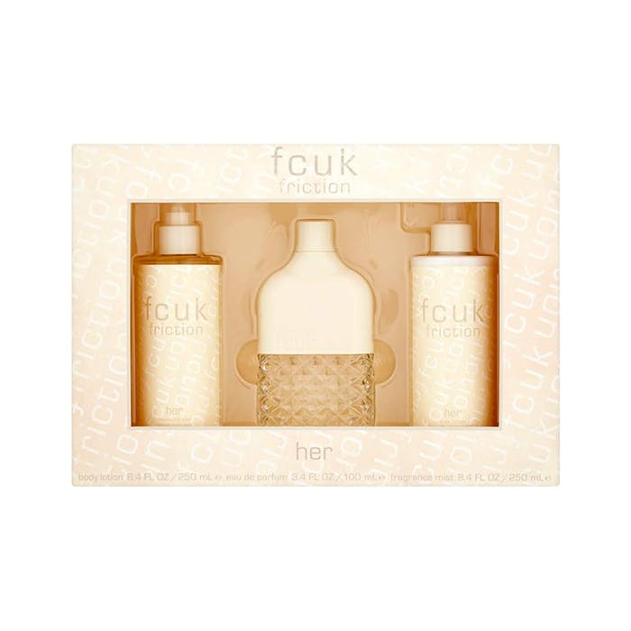 FCUK FRICTION HER EDT 100ML+MIST 250ML+BL 250ML GS