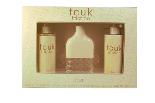 FCUK Friction Ladies Eau De Toilette 100ml Gift Set