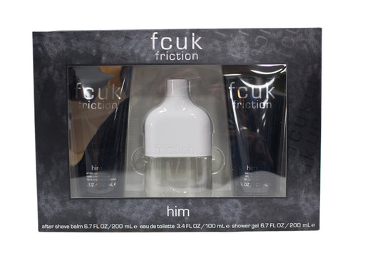 FCUK Friction Him Eau De Toilette 100ml Gift Set
