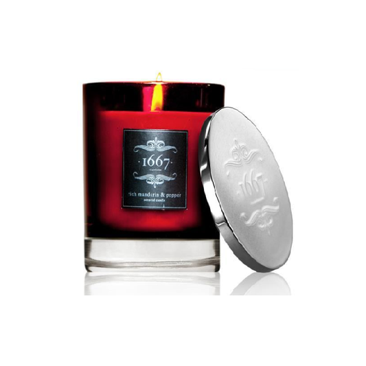 1667 Rich Mandarin And Pepper 180g Candle