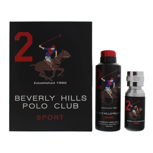 Beverly Hills Polo Club  Men Two Eau De Parfum 100ml Gift Set