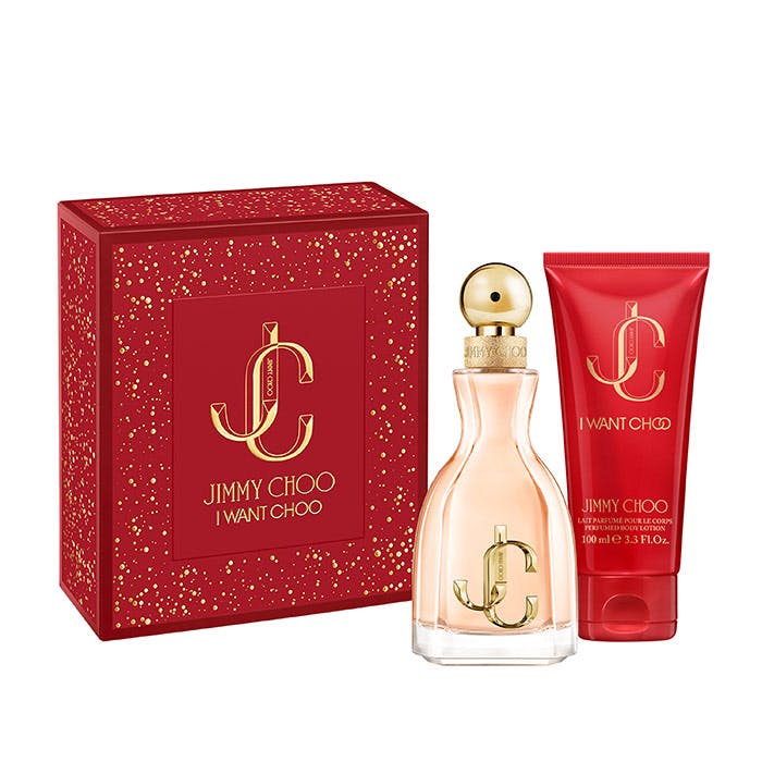 Jimmy Choo I Want Choo Eau de Parfum 60ml + Body Lotion 100ml – Damaged Box – 100% Genuine