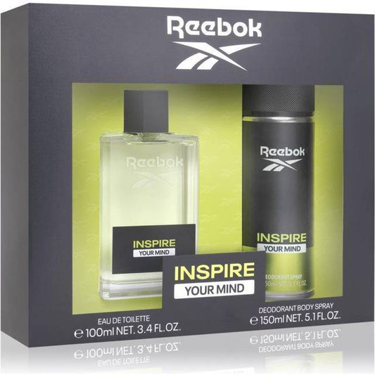 Reebok Inspire Your Mind Men's Eau De Toilette 100ml Gift Set