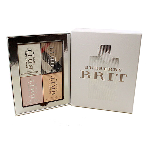 Burberry Brit Miniatures Eau De Paefum 4x 5ml Gift Set
