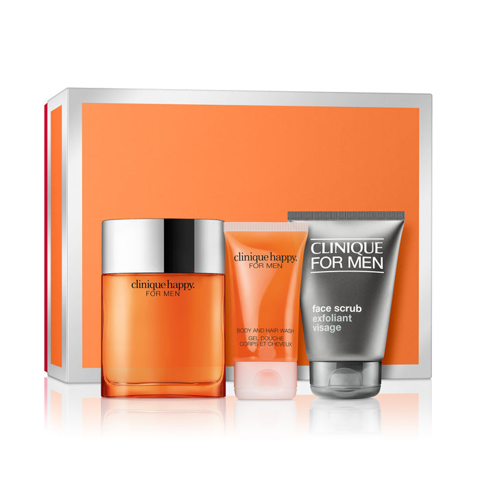 Clinique Happy For Men Eau De Toilette 100ml Gift Set