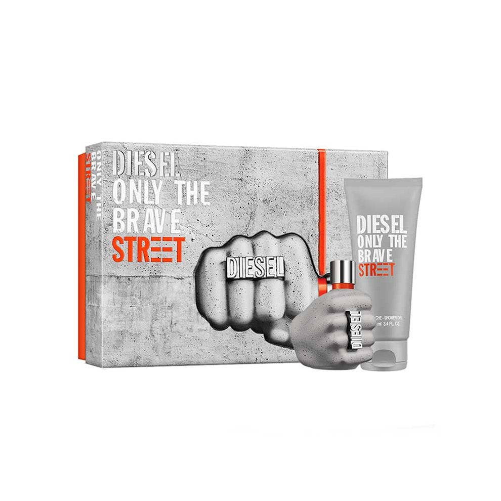 Diesel Only The Brave Street Eau De Toilette 50ml Gift Set
