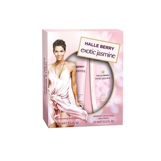 Halle Berry Exotic Jasmine Deodorant & Body Lotion 75ml Gift Set
