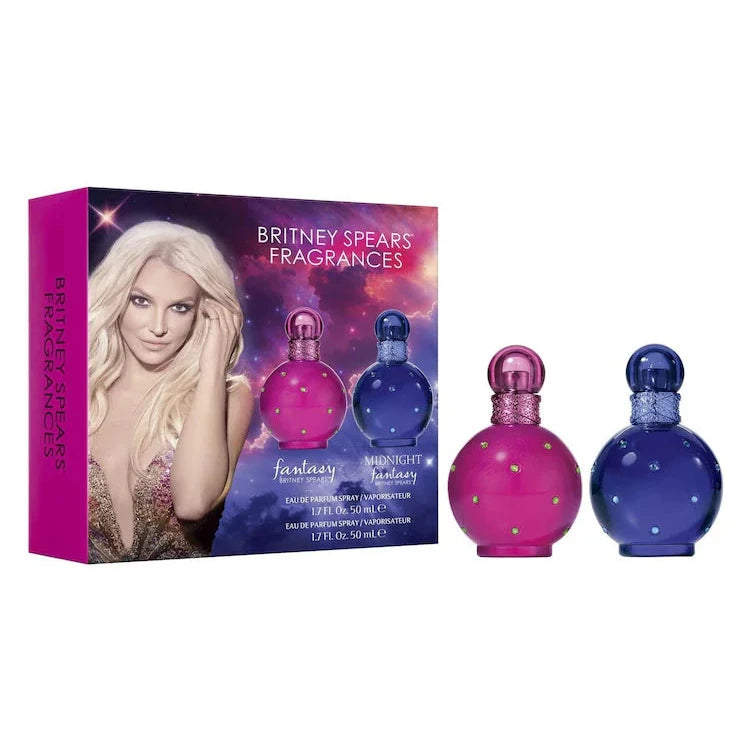 Britney Spears Fantasy & Midnight Eau De Parfum 100ml Gift Set