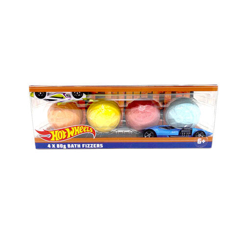 Hot Wheels Bath Fizzers/Bombs Box Set 80g 4Pcs