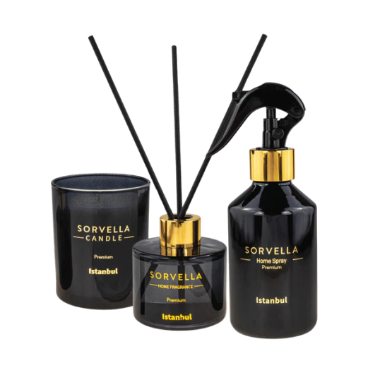 Sorvella Istanbul Diffuser 120ml + Candle 170g + Matches Gift Set