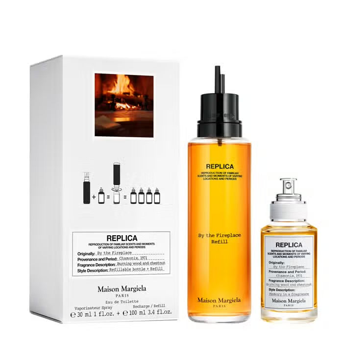 Maison Margiela By The Fireplace Eau De Toilette 130ml Refill Set