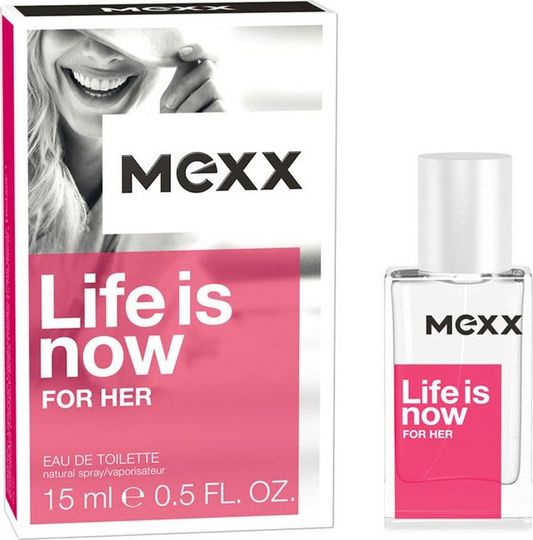 Mexx Life Is Now Women's Eau De Toilette 15ml Spray