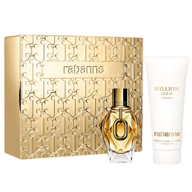 Rabanne Million Gold Her Eau De Parfum 50ml Gift Set