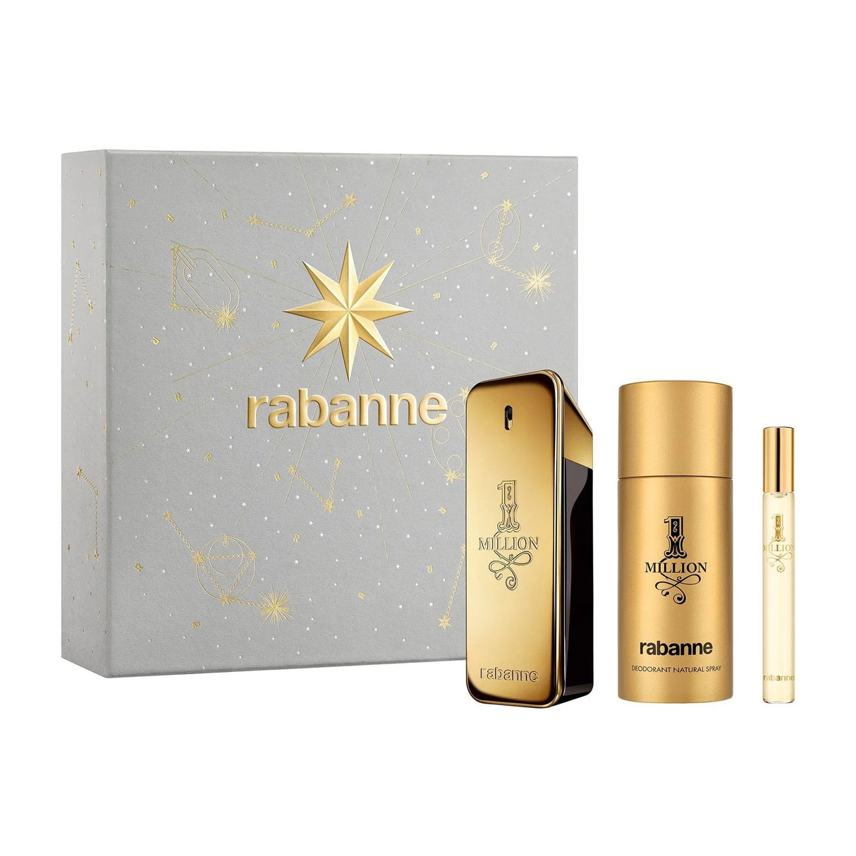 Rabanne 1 Million Men's Eau De Toilette 100ml Gift Set
