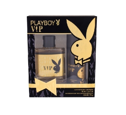 Playboy VIP Men's EDT 100ml & 150ml Body Spray Gift Set