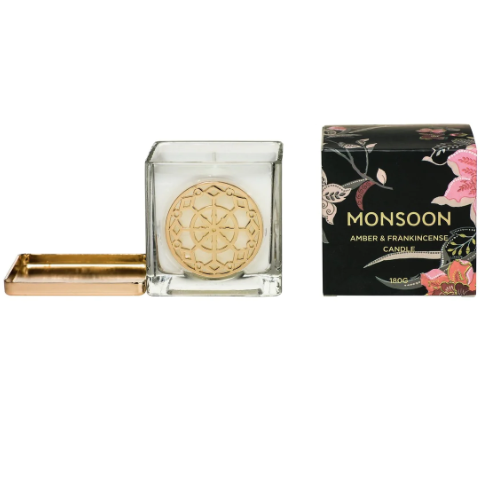 Monsoon Amber And Frankincense Candle 180g