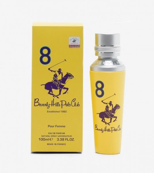 Beverly Hills Polo Club Womens Eight Eau De Parfum 100ml Spray