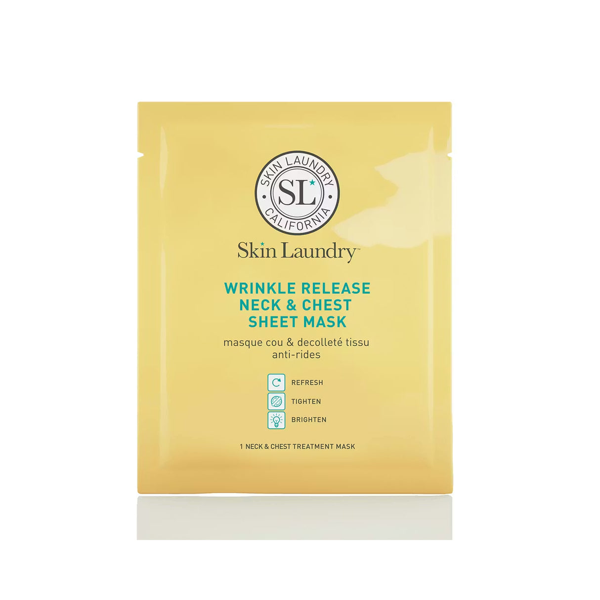 Skin Laundry Rejuvenating Neck & Chest Sheet Masks 5 Pack – Hydrating & Firming Treatment (Damaged Box)