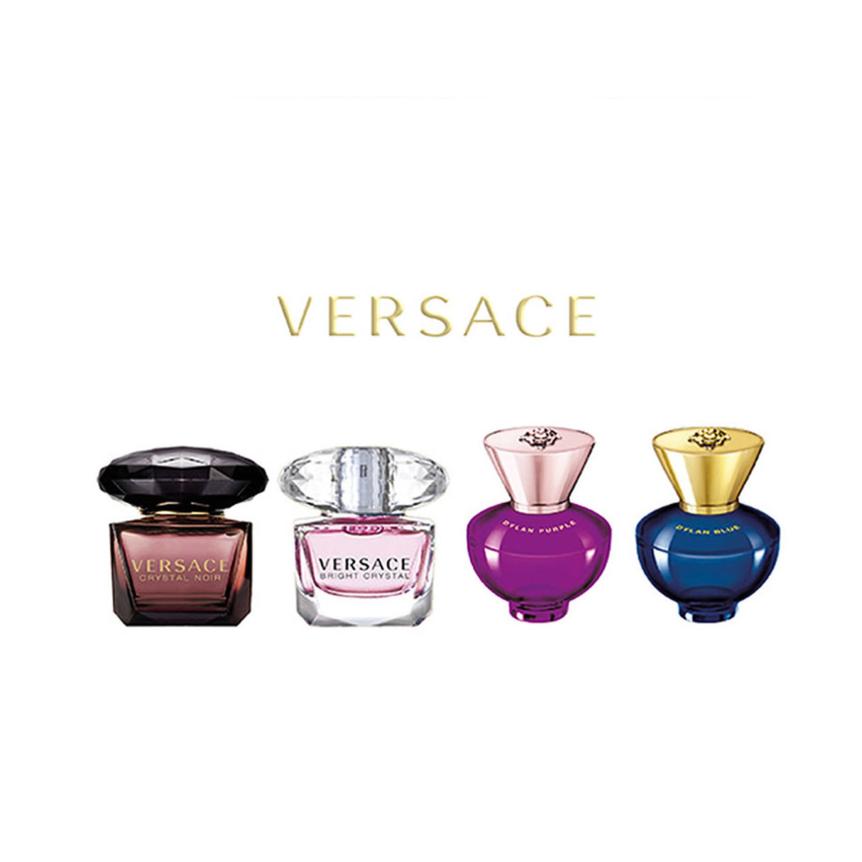 Versace Women’s Mini Fragrance Gift Set x4 – 5ml Collection – Authentic Perfume (Damaged Box)