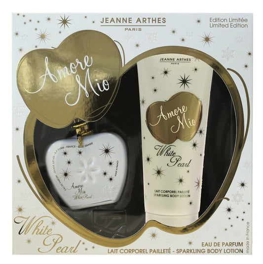 Jeanne Arthes Amore Moi White Pearl Eau De Parfum 100ml Gift Set
